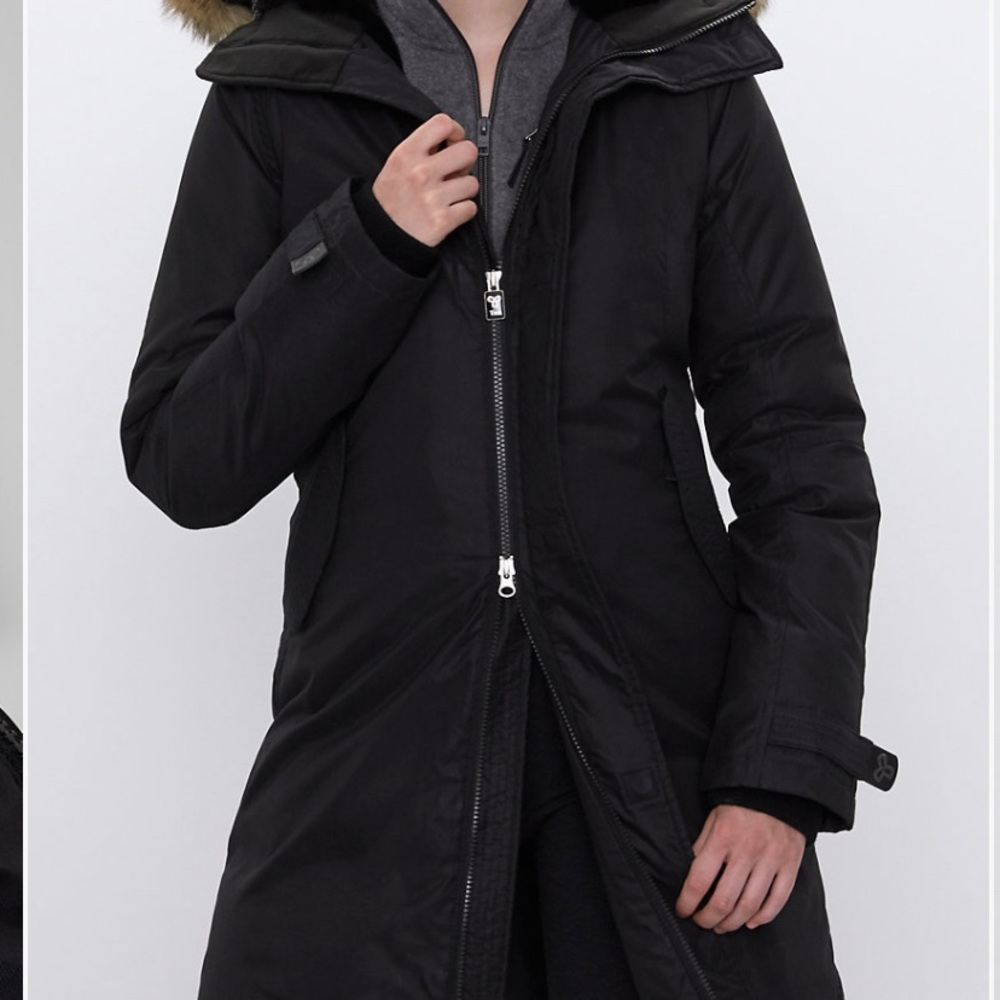 TNA Mid-length down parka jacket